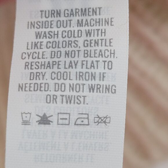 AERIE Brown Chunky Knit Sweater Sz S Fair Isle Nordic Aztec Wool Blend Longline - Picture 11 of 11